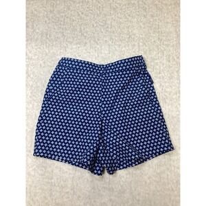 VRST Mens Resort Short 6" Deep Denim Print Floral Blue Relaxed Fit Small NWT